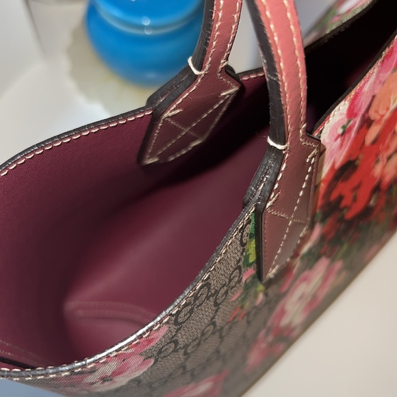 Gucci Reversible Tote Blooms GG Print Leather Small - Picture 5 of 8